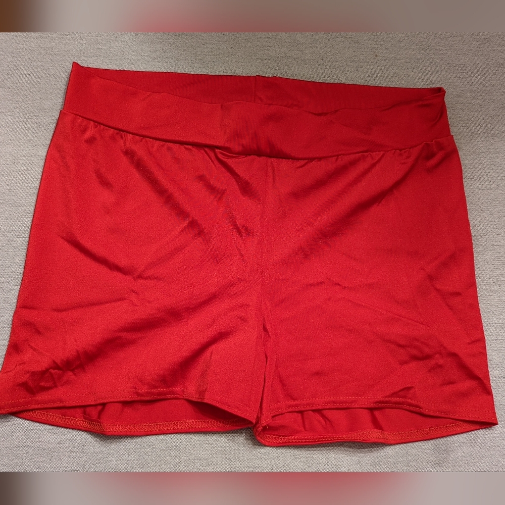 Women's Kelle Red Dance Shorts